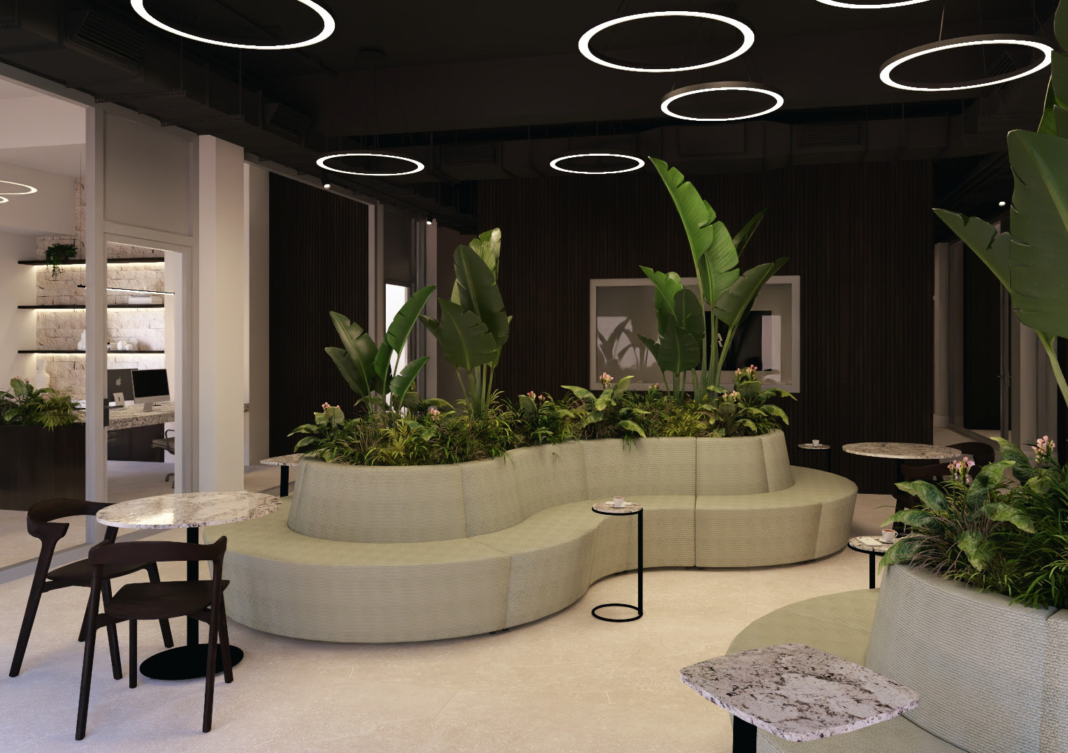 The resident lounge of The Arc