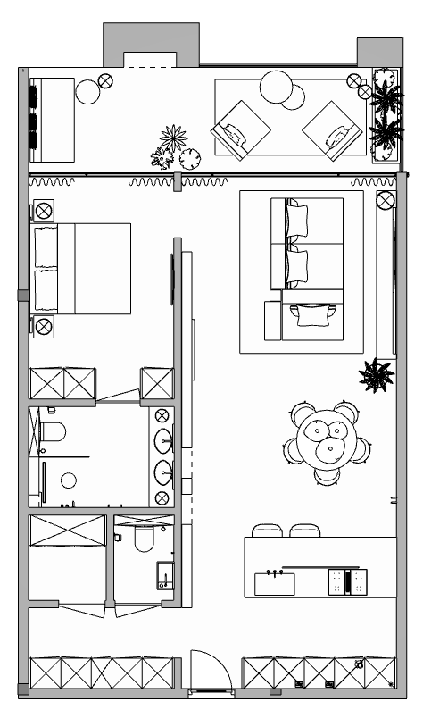 Floor plan — 15G