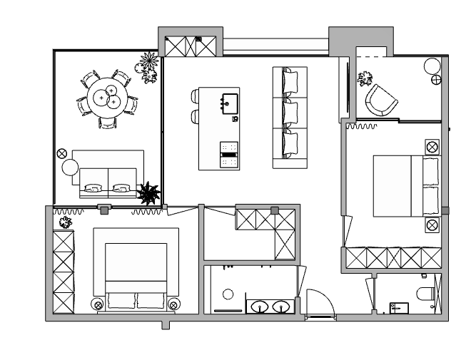 Floor plan — 15H