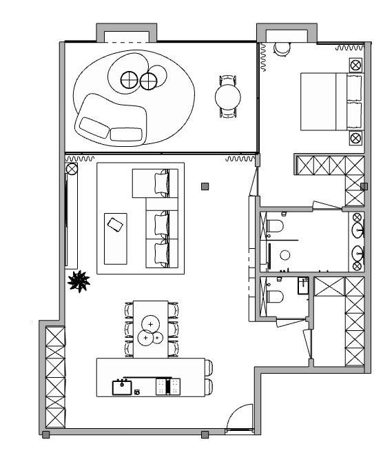 Floor plan — 15K