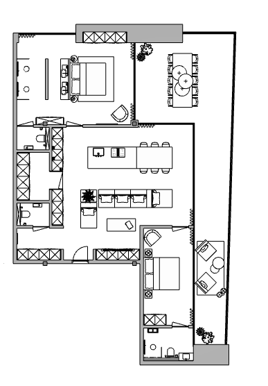 Floor plan — 15N
